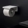 Toalettpappershållare med Lock The Cube Vit Matt 2 Preview